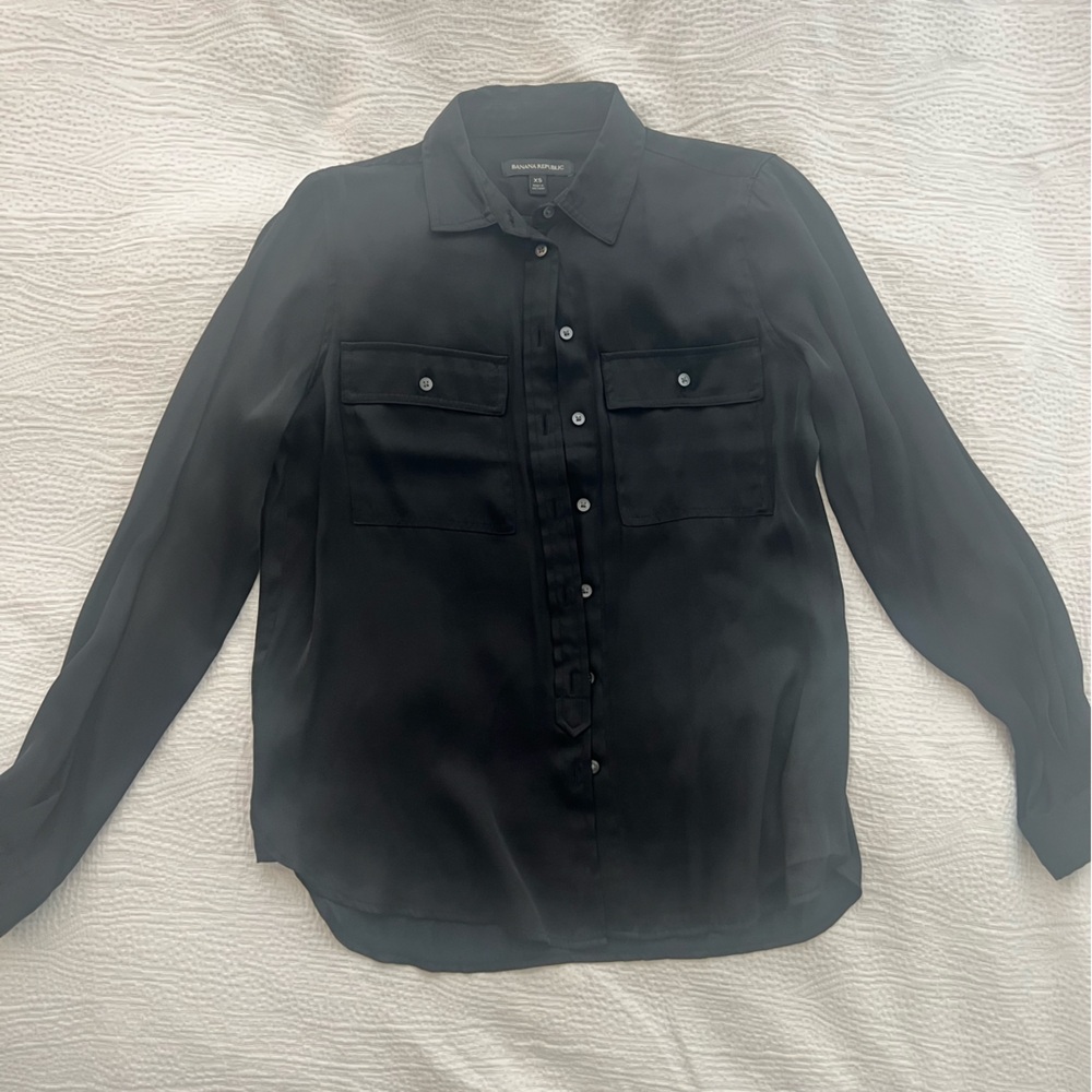Banana Republic Satin Shirt